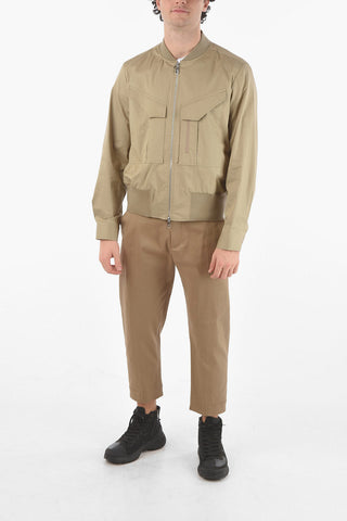 Front Zipped LIGHT HYBRID Bomber Jacket