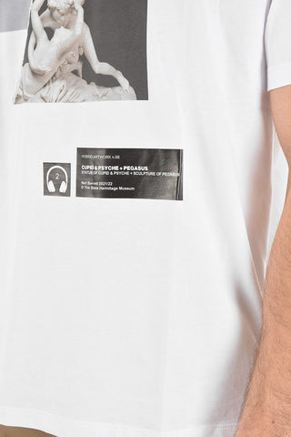 Crew Neck HERMITAGE CUPID & PSYCHE + PEGASUS Cotton T-Shirt