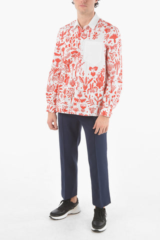 Standard Collar DANCING IN THE MOONLIGHT Shirt with Breast-pocket