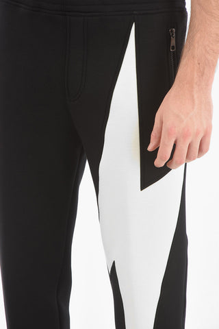 Zipped Pocket TRI-COLOUR BOLT Low-Rise Joggers