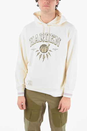 JAMES HARDEN x NEIL BARRETT Easy Fit Sweatshirt mit Kapuze und bedrucktem Logo