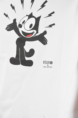 FELIX x NEIL BARRETT T-Shirt Girocollo Slim Fit in Cotone