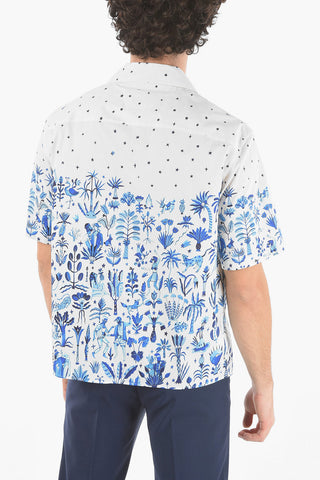 Camicia Camp Collar DANCING IN THE MOONLIGHT a Maniche Corte