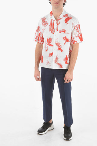 Short-sleeved BURNING MAN Camp Collar Shirt