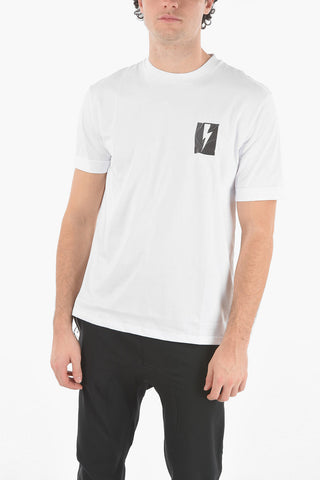 Printed Slim Fit FLAG BOLT T-Shirt