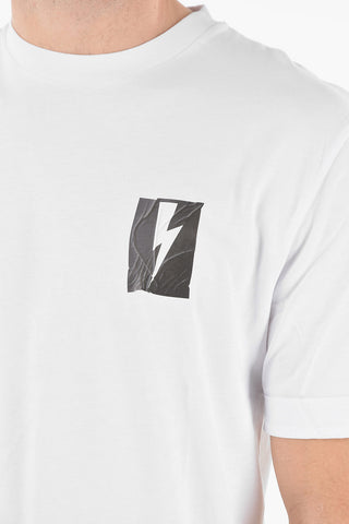 Printed Slim Fit FLAG BOLT T-Shirt