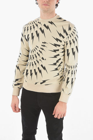 Crewneck CRAZY BOLTS Brushed Cotton Sweatshirt