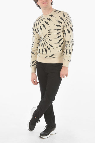 Crewneck CRAZY BOLTS Brushed Cotton Sweatshirt
