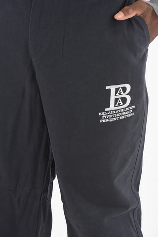 Embroidered Logo Cotton Chino Pants