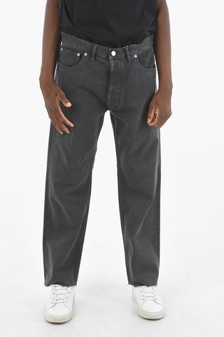 22cm frayed hem regular waist jeans