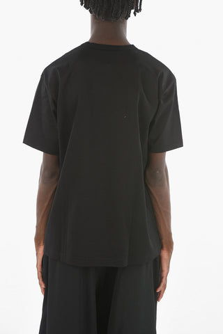 JUNYA WATANABE Crewneck T-shirt with Statement Lettering Print