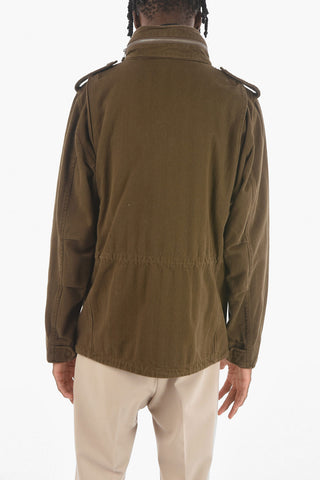 Utility Jacket With Hidden Hood And Removable Padding