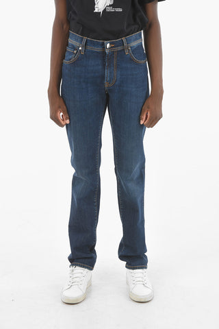 ID LUXURY DENIM Dark Wash Slim Fit Denims