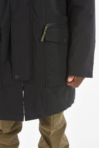 Padded Parka With Waist Drawstring
