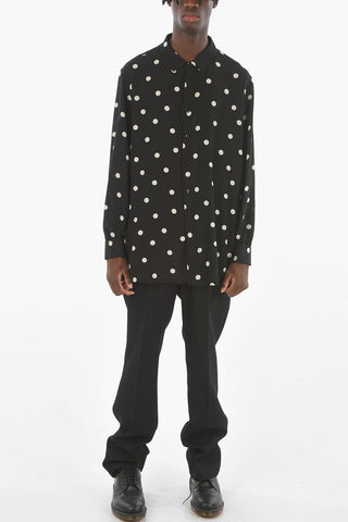 Dot Pattern Silk Shirt