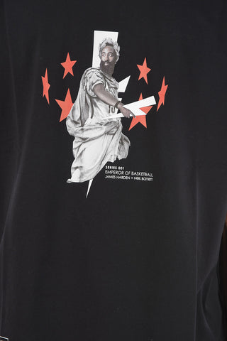 JAMES HARDEN X NEIL BARRETT Crew Neck Printed Cotton T-Shirt