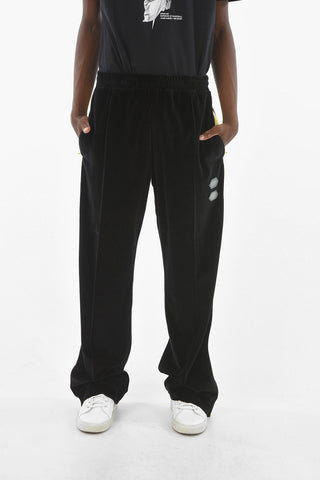Side Contrasting Band MR PORTER Velour Swatpants