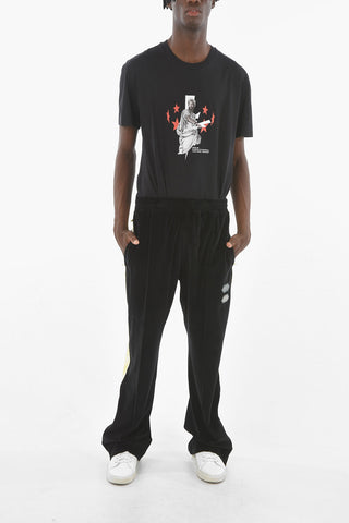 Side Contrasting Band MR PORTER Velour Swatpants