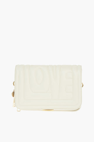 LOVE Borsa A Tracolla Con Catena E Lettering In Rilievo