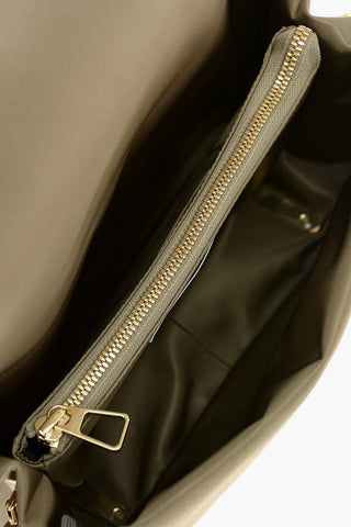 LOVE Crossbody Bag With Chain And Embossed Lettering