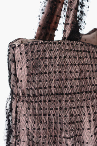 Padded Laced Tote Bag with Bow embellishment
