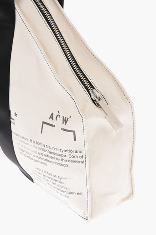 Canvas V2 Tote Bag with Lettering Print