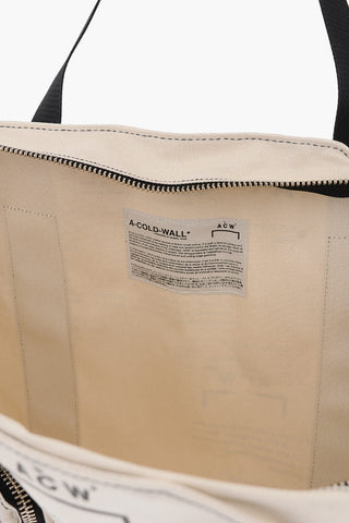 Canvas V2 Tote Bag with Lettering Print
