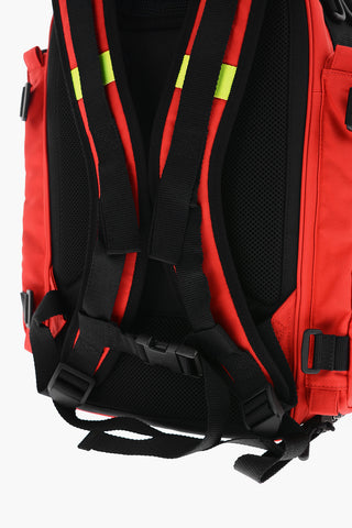 Nylon FIREMAN Mulipocket Backpack with Logo