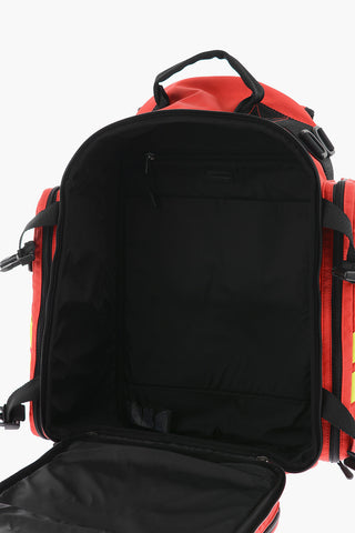 Nylon FIREMAN Mulipocket Backpack with Logo