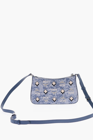 Monogram Jacquard AREN Mini Shoulder Bag with Nappa Detailing