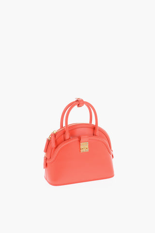 Leather ANNA Mini Tote Bag with Gold-toned Hardware