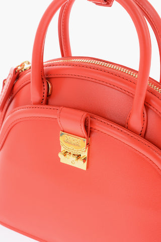 Leather ANNA Mini Tote Bag with Gold-toned Hardware