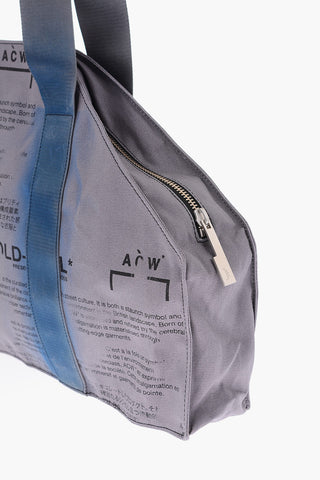 Canvas V2 Tote Bag with Lettering Print