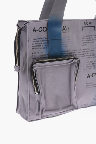 Canvas V2 Tote Bag with Lettering Print