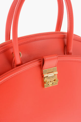 Borsa a Mano ANNA in Pelle con Hardware Dorati