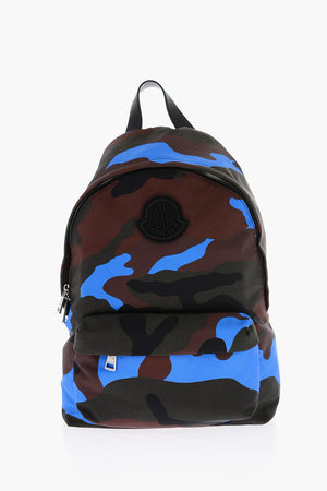 Camou Nylon PIERRICK Backback with Logo Patch