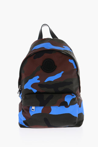 Camou Nylon PIERRICK Backback with Logo Patch