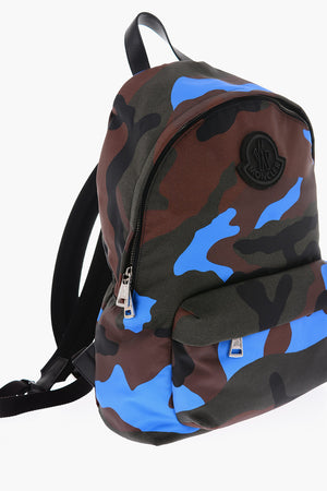 Camou Nylon PIERRICK Backback with Logo Patch