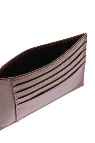 Solid Color Soft Leather Card Holder