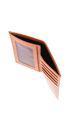 Saffiano Leather Solid Color Wallet