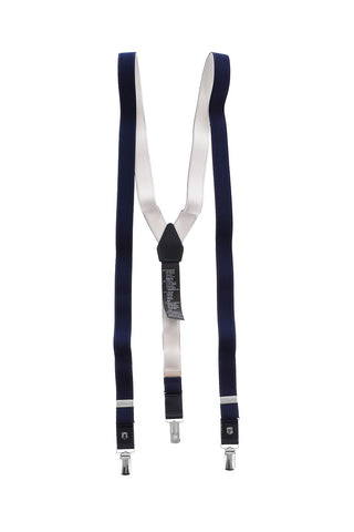 Stretch Suspenders with Leather Details
