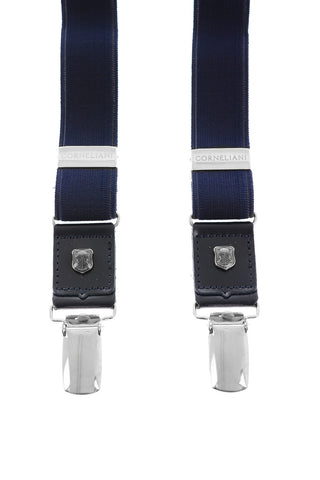 Stretch Suspenders with Leather Details