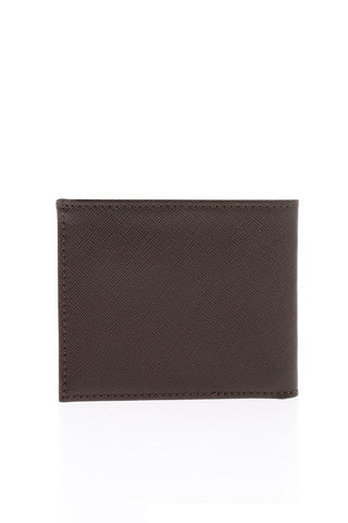 Portafoglio in Pelle Saffiano con Interno a Contrasto