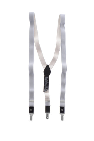 Bretelle Lucide Stretch con Dettagli in Pelle
