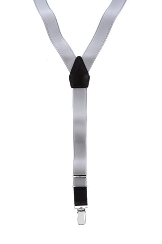 Bretelle Lucide Stretch con Dettagli in Pelle