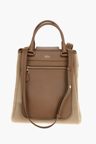 Tote Bag ANITA ANNIVERSARY Reversibile in Nappa e Misto Cashmere