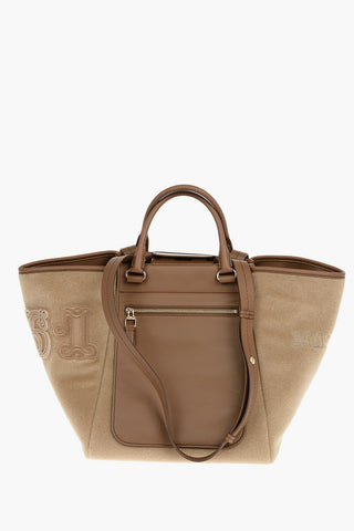 Tote Bag ANITA ANNIVERSARY Reversibile in Nappa e Misto Cashmere