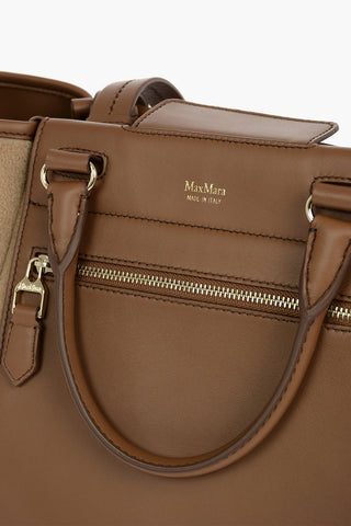 Tote Bag ANITA ANNIVERSARY Reversibile in Nappa e Misto Cashmere