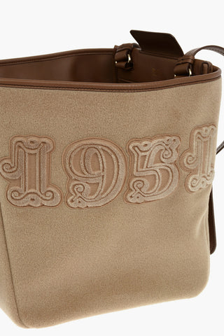 Tote Bag ANITA ANNIVERSARY Reversibile in Nappa e Misto Cashmere