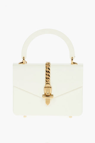 Plexiglass SYLVIE 1969 Mini Handbag with Gold-toned Hardware